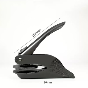 Customizable Portable Office Embosser Customized Corporate Engraving Seal <strong>Stamp</strong> for Paper &amp; Envelopes Customized <strong>Stamp</strong> - Product Image 2