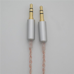 Braided Audio <b>Cable</b> 3.5mm To 3.5mm Male To Male For Car Aux And Headphones Silver Plated Tpe Core - Product Image 4