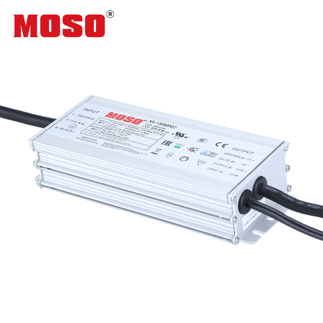 High-Efficiency Cb Certificate Moso Ip67 X6 Series 150W Vdc20V-214V 0.54A Driver Power Supply Led Dali Drivers