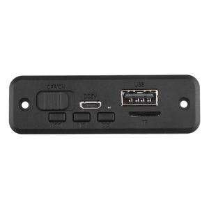DC5V amplifikatör kurulu MP3/WMA/ WAV/FLAC/APE dekoder kurulu araba ses aksesuarları ile 2*3W BT modülü desteği radyo FM - Product Image 4