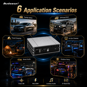 Procesador de Audio Dsp de 8 Canales con Amplificador Digital de <span class=keywords><strong>4</strong></span> Canales y 12V, RMS 40W, Ecualizador de 31 Bandas, Estéreo para Auto, Nuevo 2026 - Product Image 5