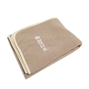 RPET Flame Retardant Anti-pilling Disposable Eco-Friendly Recycled Plastic Polar Fleece Airline Blanket