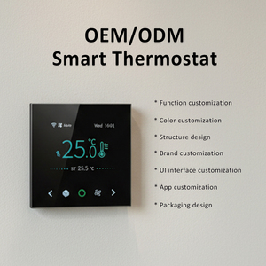 <span class=keywords><strong>Thermostat</strong></span> de refroidissement de pièce électrique HVAC WIFI Modbus Régulateur de température carré pour les hôpitaux flexibles à économie d'énergie d'air - Product Image 5