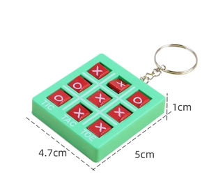 Gioco Classico del Tris (XO) in Plastica con Chiavi, Quattro Pezzi in Una Confezione - Product Image 5