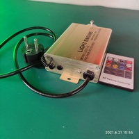 Lumière à fibres optiques LED RGB 16W, corps en aluminium avec télécommande RF pour plafond étoilé en fibre optique PMMA, éclairage décoratif pour théâtre