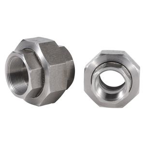 CZIT <span class=keywords><strong>SA</strong></span>/<span class=keywords><strong>A105N</strong></span> 3000 #   Фитинг стальной кованый полированный 1 1/2 дюйма, стандарт MSS SP 83 SW, с антикоррозийной обработкой поверхности маслом, EN10204 3.1B - Product Image 5