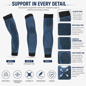 Vendita calda ciclismo maniche a <span class=keywords><strong>braccio</strong></span> a compressione palestra accessorio sportivo per proteggere il <span class=keywords><strong>gonfiore</strong></span> artrite gomito prodotto di sicurezza per il Fitness - Product Image 4