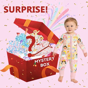 Pyjamas à manches courtes en bambou pour bébé Whatnot Bamboo Character Bamboo Zippy Mystery <span class=keywords><strong>Box</strong></span> Rompers - Product Image 5