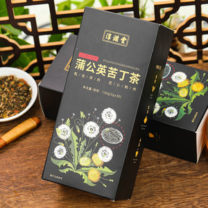 Thé au pissenlit Kuding, mélange d'herbes 100% naturel, 5g x 30 sachets, thé détoxifiant sans caféine pour le <span class=keywords><strong>foie</strong></span> et les voies urinaires - Product Image 1