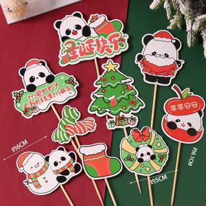 Kit Decorazioni <span class=keywords><strong>Torta</strong></span> Natale 2025 - Topper per <span class=keywords><strong>Torta</strong></span> e Insegna da Tavolo per Dessert per Feste di Natale - Product Image 3