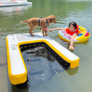 Buena calidad logotipo personalizado inflable perro <span class=keywords><strong>escalera</strong></span> escalada rampa plataforma inflable perro rampa de agua <span class=keywords><strong>para</strong></span> perro - Product Image 3