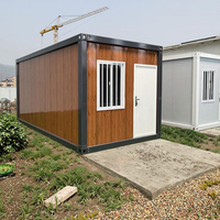 Maison conteneur en acier de luxe personnalisable de 20 à 40 pieds micro-maison mobile pliable résistante aux tremblements de terre pour parc cour atelier