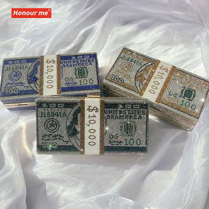 批发水钻包钱包时尚女包水钻钱包水晶钻石珠光钱包手袋 - Product Image 4