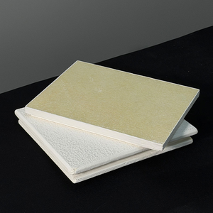 Panneaux acoustiques en fibre <span class=keywords><strong>de</strong></span> <span class=keywords><strong>verre</strong></span> pour l'insonorisation des plafonds et des murs, ignifuges, blancs, absorbants, personnalisables - Product Image 5