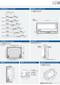 Tiroir à double paroi dissimulé en SH-ABC Design moderne extensible pour <span class=keywords><strong>placard</strong></span> de <span class=keywords><strong>cuisine</strong></span> Système de tiroirs coulissants pour chambre de sport en plein air - Product Image 4