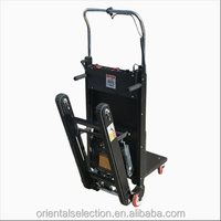 Chariot d'escalade électrique pliable pour descente de escaliers, conforme CE