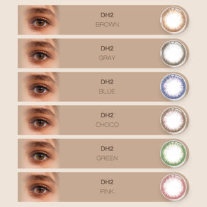 여성용 클래식 그린 콘택트 렌즈 사랑스러운 아름다움 내츄럴 룩 다크 브라운 핑크 블루 다양한 렌즈 색상 인증 - Product Image 6