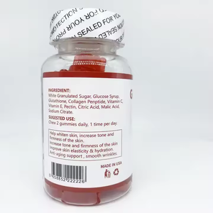 Gomitas de Glutatión Oem Odm con Colágeno Hidrolizado, <span class=keywords><strong>Vitamina</strong></span> C <span class=keywords><strong>y</strong></span> E, Gomitas Blanqueadoras de Piel, Radiance, 60 Unidades - Product Image 3