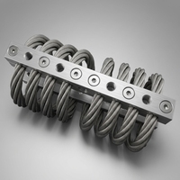 Nouveau support de moteur pour système de missiles Hoan, support d'antenne, roulement en acier inoxydable, isolation contre les chocs et les vibrations, aluminium Jgx-1598d-428b