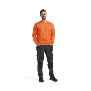 BLAKLADER - 340110745300M <b>Sweatshirt</b> Hi-Vis Orange - EAN 7330509660959 <b>WORK</b> HOODIES - Product Image 3