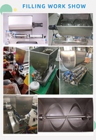 Offres Spéciales semi-automatique plateau pneumatique machine de remplissage d'huile de machine de remplissage de miel machine de remplissage de crème avec chauffage et mélangeur