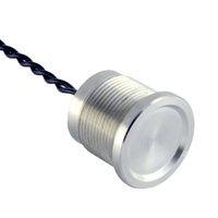 Nouvel arrivage et le plus populaire (CE, ROHS) 19mm métal 1NO momentané avec emplacement du doigt interrupteur piézo tactile