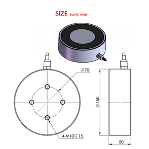 Landa Groot Formaat Item H15050 Hefmagneet 5500n Sterk Vasthouden Elektromagneet - Product Image 6