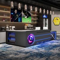 Meja Kasir Bar Kustom untuk Bar Biliar, Arena Seluncur Es, Warnet, Gym, KTV, Toko BBQ, Meja Resepsionis Komersial