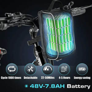 Vélos <span class=keywords><strong>électrique</strong></span>s à suspension intégrale 26 pouces 48V vélo de montagne <span class=keywords><strong>électrique</strong></span> pliable à 21 vitesses - Product Image 3