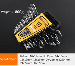 KAODEE High Quality Hardware <b>Tools</b> Repair Combination 10 Pcs Open End Spanner <b>Tool</b> <b>Set</b> X-54 8 Ope X-54 Hardware <b>Tools</b> Repair Com - Product Image 3