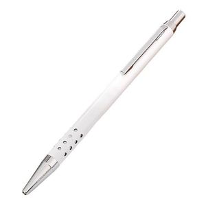 Stylo bille métallique sportif 24 trous en gros, logo personnalisé, style à clic - Product Image 2