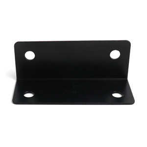 Stainless Steel L-Shaped <b>Bracket</b> <b>Black</b> Durable <b>Shelf</b> Support Connector For Furniture Hardware Accessories - Product Image 1