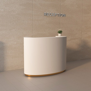 Piccolo banco di accoglienza dipinto moderno semplice banco di benvenuto per la sala espositiva servizio di registratore di cassa per negozi di abbigliamento - Product Image 3