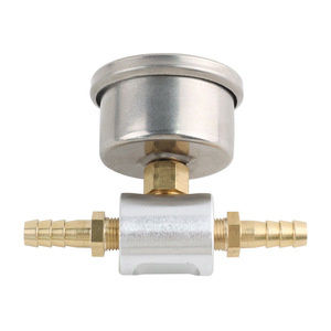 ชุดเกจวัดแรงดันน้ำมันเชื้อเพลิง Oz 1/8 NPT 0-160 กิโลปาสคาล พร้อมอะแดปเตอร์สำหรับทดสอบเครื่องยนต์รถยนต์ - Product Image 4