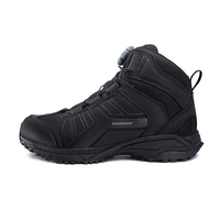 Chaussures de randonnée tactiques imperméables pour hommes, chaussures mi-hautes imperméables, fabrication sur mesure, vente en gros, OBM, ODM