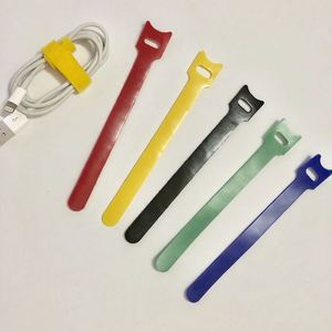 สายรัดเคเบิลแบบมีกาวในตัว EKO Wholesale สีดำ ทำจากไนลอน พร้อมแถบตีนตุ๊กแก ใช้ได้หลากหลาย - Product Image 2