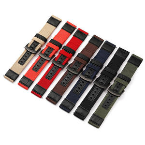 Correa de Reloj Yunse Cordura Híbrida de Nylon y Cuero Cosida a Mano con Liberación Rápida, Multicolor, Impermeable, 18 20 22 24mm, Personalizable - Product Image 1