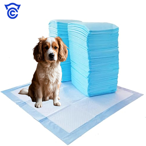 Almohadillas desechables mejoradas para Cachorros para entrenamiento de mascotas, venta al por mayor, alfombrilla de respaldo antideslizante con suministros de Material de tejido para perros - Product Image 1