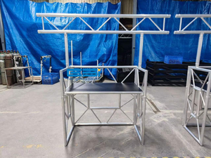 Cabina de DJ de aluminio ligera ESI para DJs móviles y conciertos - Product Image 5