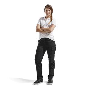 Blaklader-339010501000S เสื้อโปโลผู้หญิงสีขาว-EAN เสื้อยืดทำงาน7330509500316และเสื้อโปโล - Product Image 3