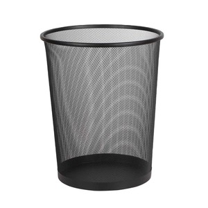 Lưới phòng tắm nhà bếp Thùng rác có thể tròn lưới Thùng rác giỏ giấy Giỏ dây lớn kim loại tái chế bin - Product Image 1