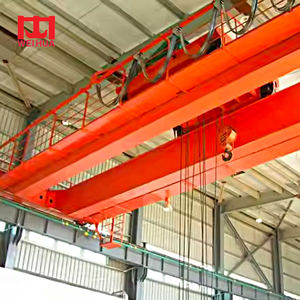 उच्च गुणवत्ता वाले Qd प्रकार 10 टन 20 टन 50 टन 80 टन 100 टन 200 टन डबल गर्डर के साथ हेड रेल पुल क्रेन पर डबल गार्डर - Product Image 3