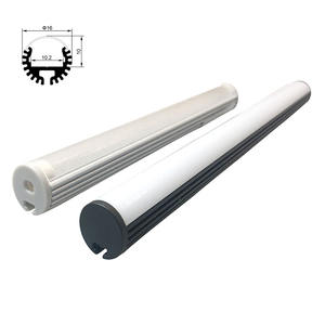 Fabbrica diretta commerciale <span class=keywords><strong>16mm</strong></span> profili in alluminio rotondi LED striscia di luce sospesa profilo per Cabinet - Product Image 2