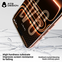 Protection d'écran ATB Wholesale Crystal Armor incassable 2.5D 3D anti-rayures pour iPhone 17 16 15 14 Pro Max