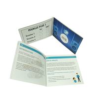 Prix d'usine, flyers et brochures promotionnelles personnalisées de haute qualité avec impression sur mesure
