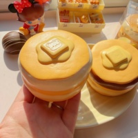Jouet anti-stress souple Moozy Pancake, jouet à presser en mousse PU à remontée lente pour soulager le stress, jouet de décompression original