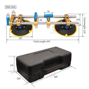 Ventouses d'aspiration réglables de 6 pouces <span class=keywords><strong>pour</strong></span> l'installation et le nivellement des joints de pierre, outils de pose de carreaux de granit - Product Image 6