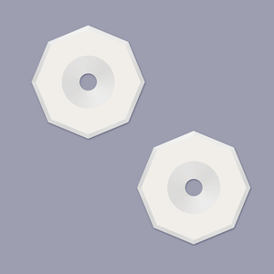 Zirconia gốm lưỡi cho công nghiệp hình thang rạch dệt Slice Blade <span class=keywords><strong>Cutter</strong></span> lưỡi cưa gốm hộp <span class=keywords><strong>Cutter</strong></span> Tiện ích dao - Product Image 2