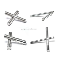 M1.6 Left/Right Thread Double End Rod Bar Stud Bolts Screw 304 Stainless Steel DIN Standard Plain Finish 100mm