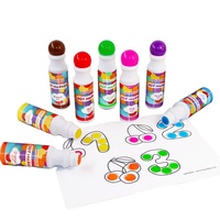 Fournisseur d'ensembles d'art, marqueurs de bingo multicolores vifs non toxiques, 8 couleurs, marqueurs à points lavables, marqueurs de gribouillage, marqueurs de bingo